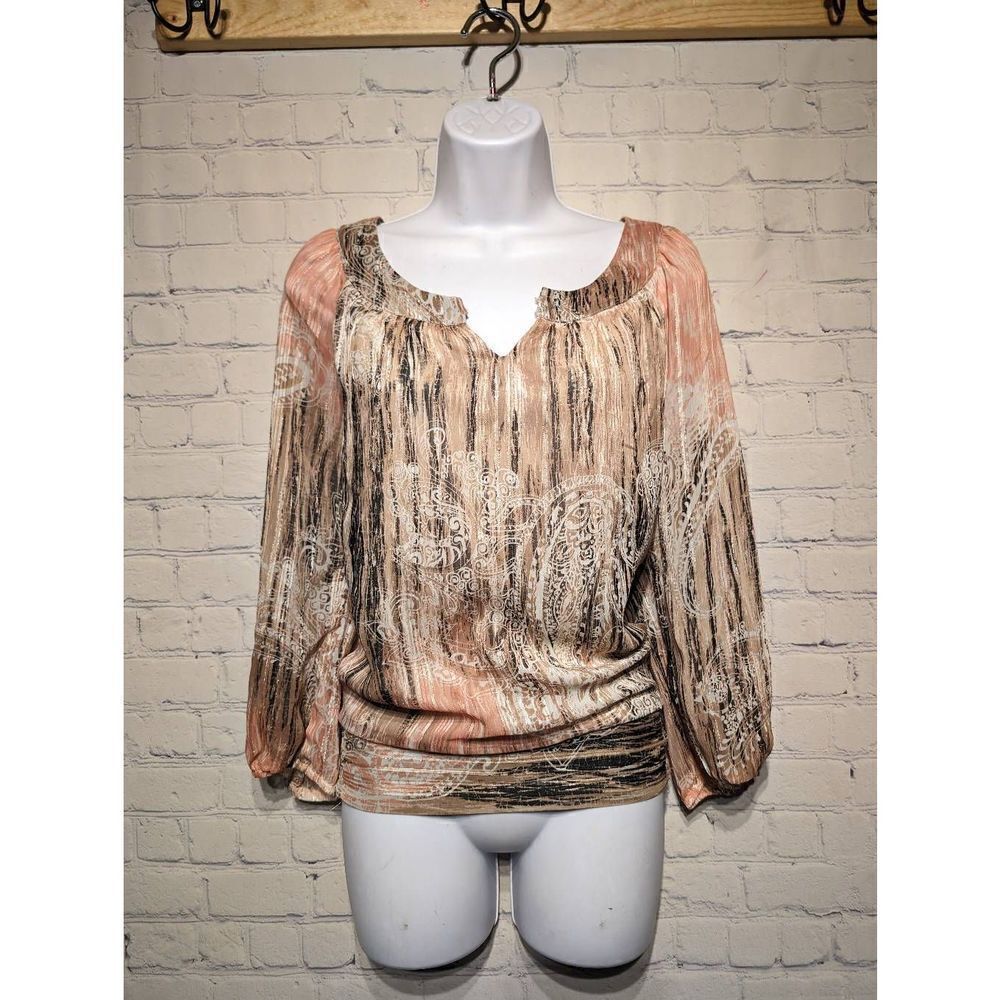 Dress Barn loose fit blouse large